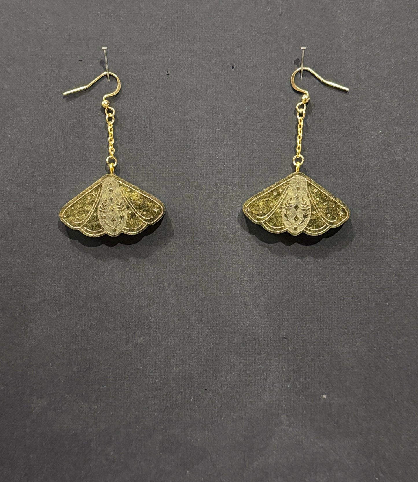 Ethereal Moths Resin Earrings image 2