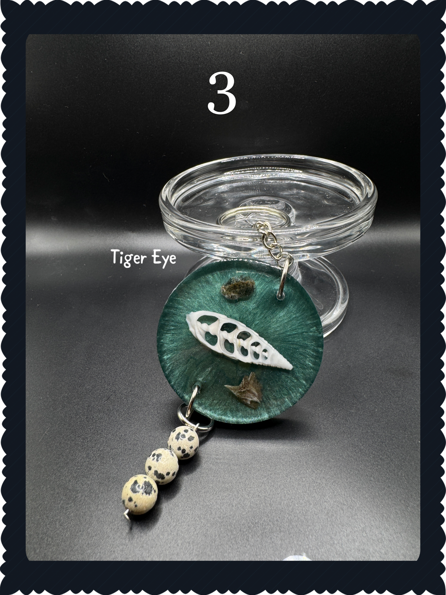 Keychain with crystal image 3