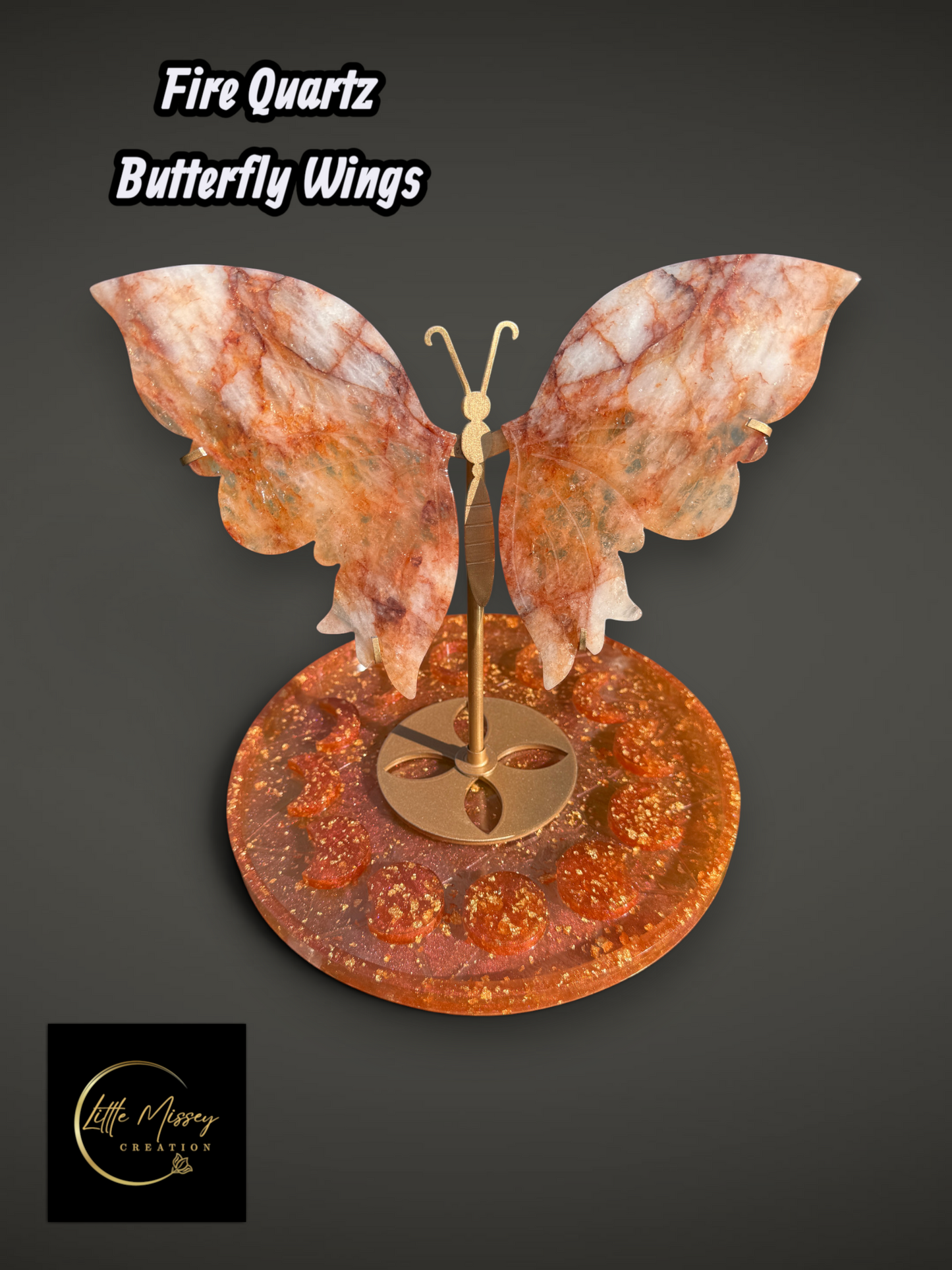 Fire Quartz Butterfly Wings