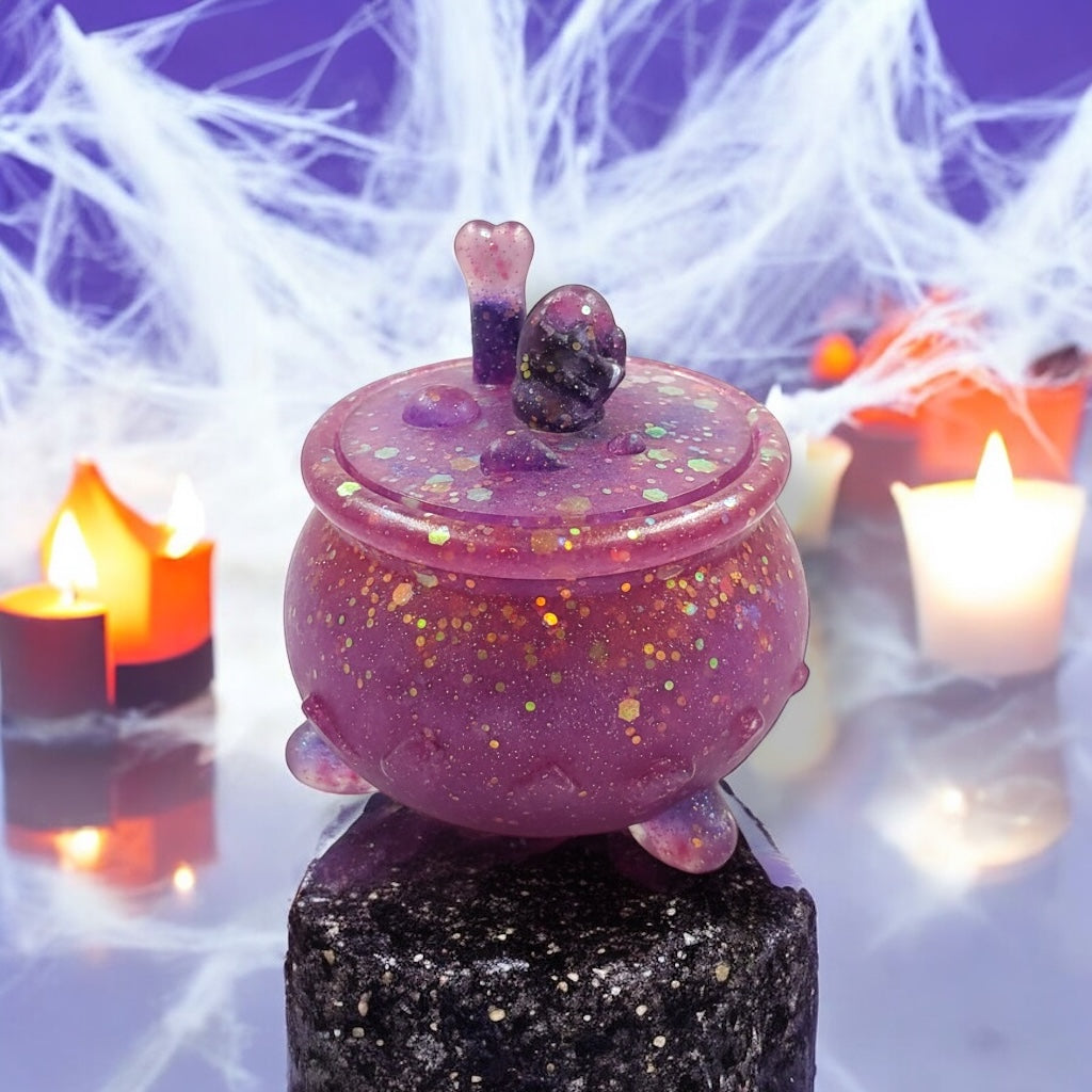 Mystic Cauldron Trinket Box / Chaudron Mystique Boite à Bijoux