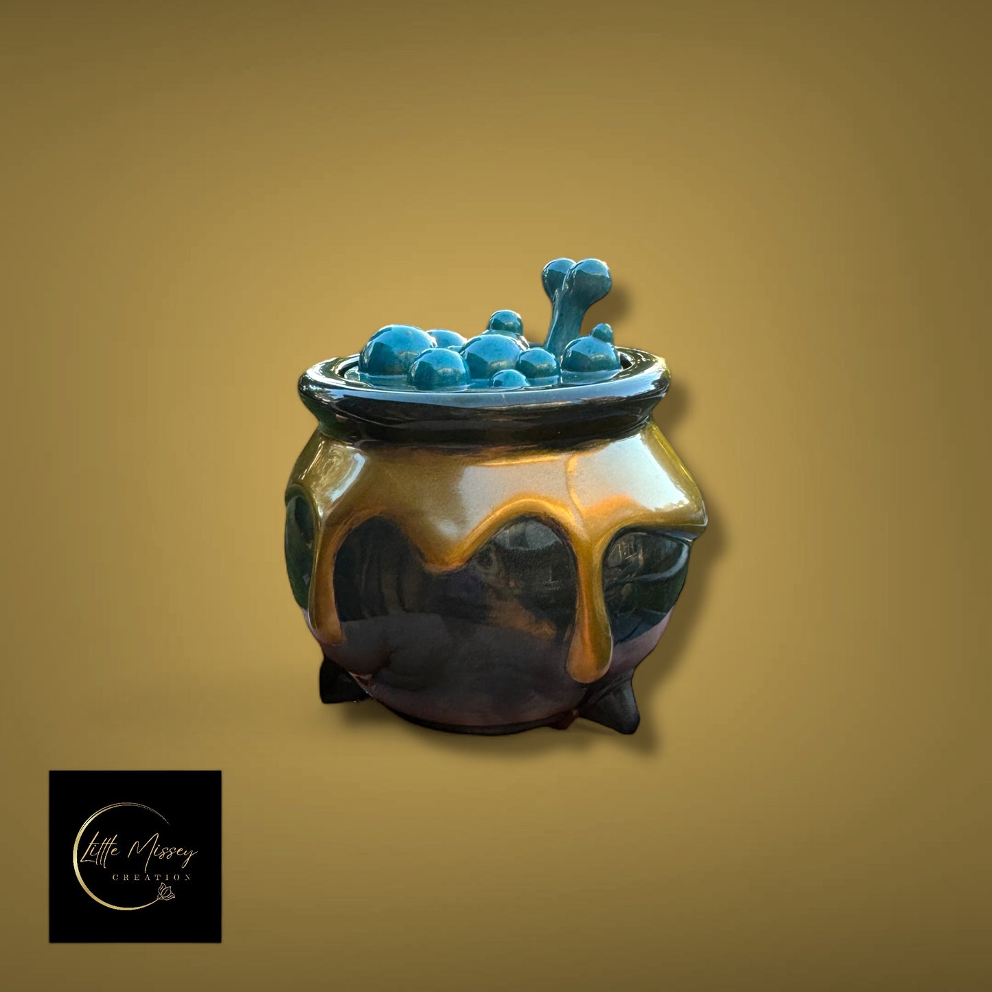 Mystic Cauldron Trinket Box / Chaudron Mystique Boite à Bijoux